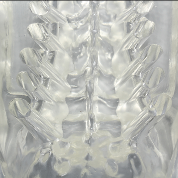 Clear Lumbar Cover with Portals and Channels