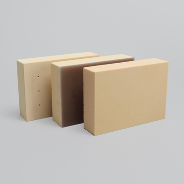 Block, Solid Foam, 20 PCF Laminated with 2 mm Short Fiber Epoxy Sheet