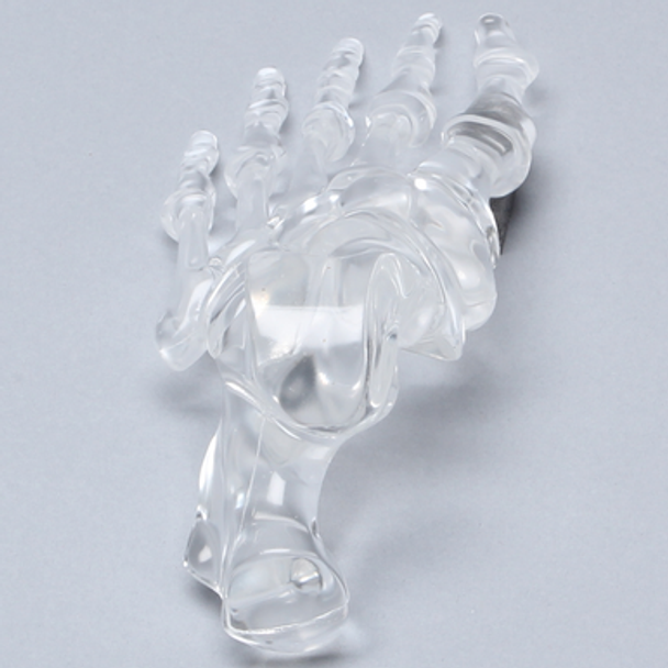 Foot, Solid Clear Plastic