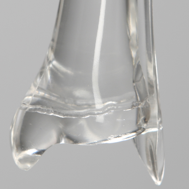 Tibia and Fibula without Canal, Solid Clear Plastic, Pediatric