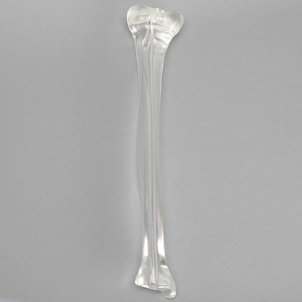 Tibia with 8.8 mm Canal, Solid Clear Plastic