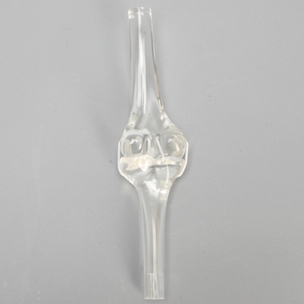 Knee Joint without Patella, Solid Clear Plastic