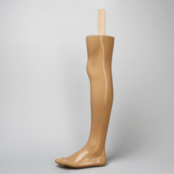 Partial Leg, Soft Tissue, without Bones for Casting Applications, Left