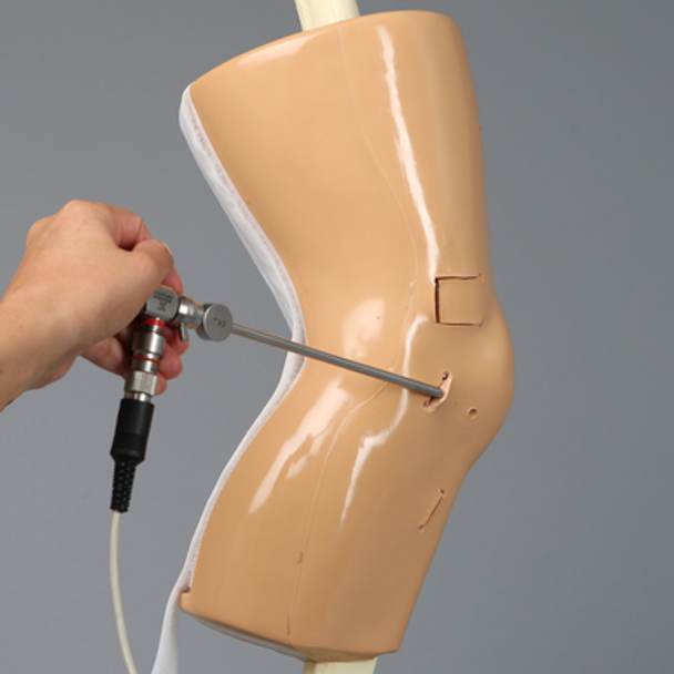 Knee, Encased with Incision Points