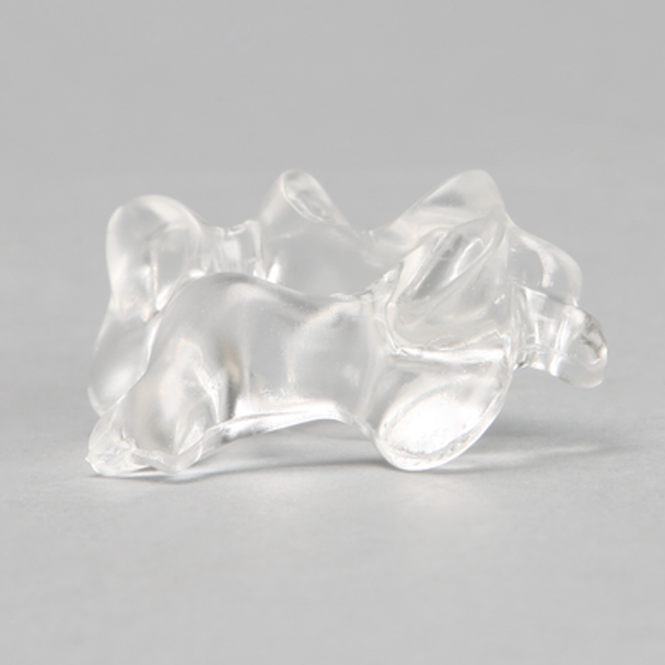 Vertebra C3, Solid Clear Plastic