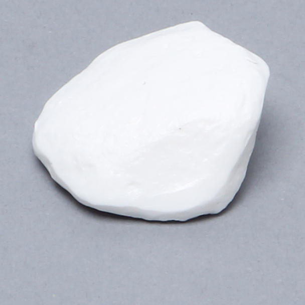 Patella, Solid White Plastic, Left, Medium