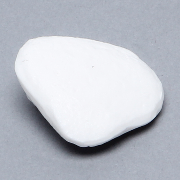 Patella, Solid White Plastic, Left, Medium