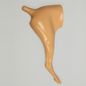 Canine Hindlimb with Encased Partial Leg