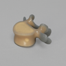 Lumbar L5, absolute™ 4th Gen. with 20 PCF Solid Foam Cancellous
