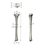 Tibia, absolute™ 4th Gen., 17 PCF Solid Foam Core, Small