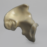 Hemi Pelvis, absolute™ 4th Gen., 17 PCF Solid Foam Core, Large