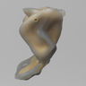 Sacrum, absolute™ 4th Gen., 17 PCF Solid Foam Core, Large