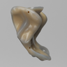 Sacrum, absolute™ 4th Gen., 17 PCF Solid Foam Core, Large