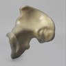 Hemi Pelvis, absolute™ 4th Gen., Composite, 17 PCF Solid Foam Core, Left