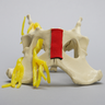 Canine Full Pelvis with Obturator and Ischiatic Nerves