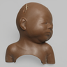 RediStik Neonatal Replacement ECMO Head and Neck, Dark Tone