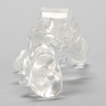 Foot, Solid Clear Plastic, Left