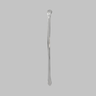 Fibula, Solid Clear Plastic