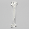 Tibia without Canal, Solid Clear Plastic, Medium
