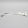 Femur without Canal, Solid Clear Plastic, Medium