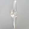 Knee Joint without Patella, Solid Clear Plastic