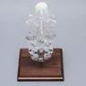 Spine with Clear Discs, Lumbar, Solid Clear Plastic