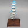 Spine with Nerve Roots, Lumbar, Solid Clear Plastic