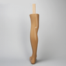 Partial Leg, Soft Tissue, without Bones for Casting Applications, Left