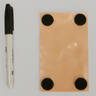 Skin Patch for Compression Screw Guidewire Navigation Trainer