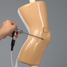Knee, Encased with Incision Points