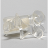 Vertebra L5 with Open Cell Cancellous, Solid Clear Plastic