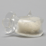 Vertebra L5 with Open Cell Cancellous, Solid Clear Plastic