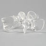 Vertebra L4, Solid Clear Plastic