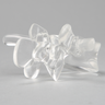 Vertebra L3, Solid Clear Plastic
