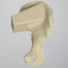 Hemi Pelvis with Severe Deformities, Solid Foam, Left