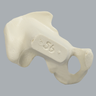 Hemi Pelvis with 56 mm Acetabulum and Vise Attachment, Solid Foam, Left