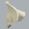 Hemi Pelvis with 56 mm Acetabulum and Vise Attachment, Solid Foam, Left