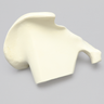 Hemi Pelvis, Light Density, Solid Foam, Left