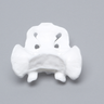 Sacrum, Two Piece Construction, Solid White Plastic