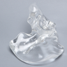Hemi Pelvis, Solid Clear Plastic, Left