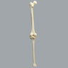 Knee with Stretch Tube Ligaments, Large, Left