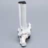 Foot and Ankle, Solid White Plastic, Left