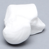 Talus, Solid White Plastic, Left