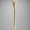 Tibia with Osteoporotic Cortex, Left, Medium