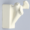 Scapula with Vise Attachment, Foam Cortical, Left
