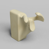 Scapula with Hollow Vise Attachment, Foam Cortical, Left