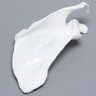 Scapula, Solid White Plastic, Right