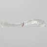 Clavicle with Scribed Fracture Line, Solid Clear Plastic
