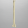 Radius, 6.4mm Canal, Solid Foam, Left