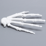 Hand, Solid White Plastic, Right, Large